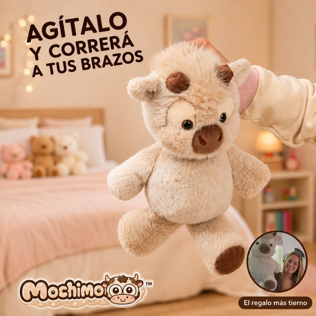 MochiMoo | Vaquita de Peluche Que Corre